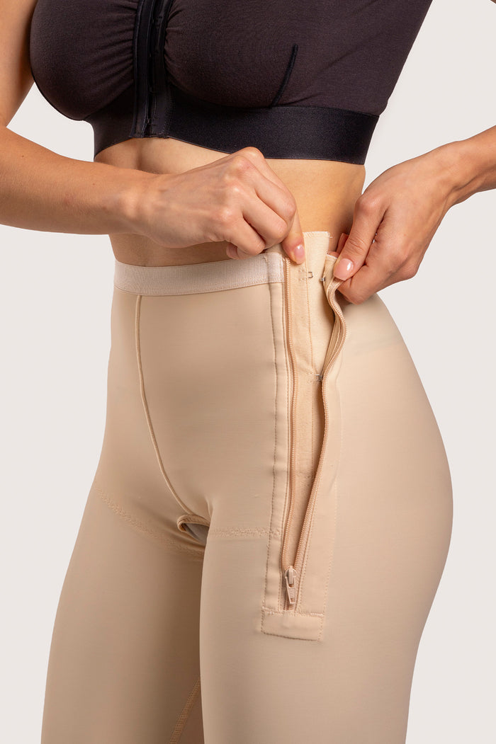 Low Waist Below the Knee Girdle w/Zippers (GR13)