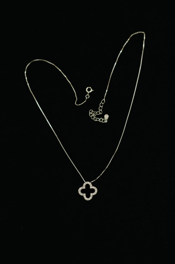 Lucky Girl Syndrome Sterling Silver Pendant Necklace Necklace Ave Shops- Tilden Co.