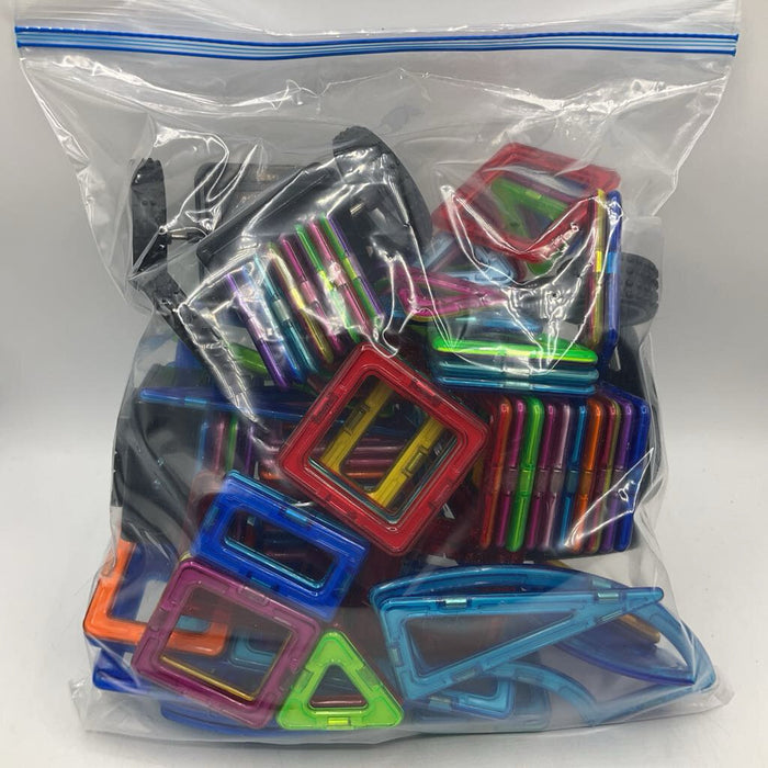 Magformers 2 Gallon Bag Magnetic Building Pieces