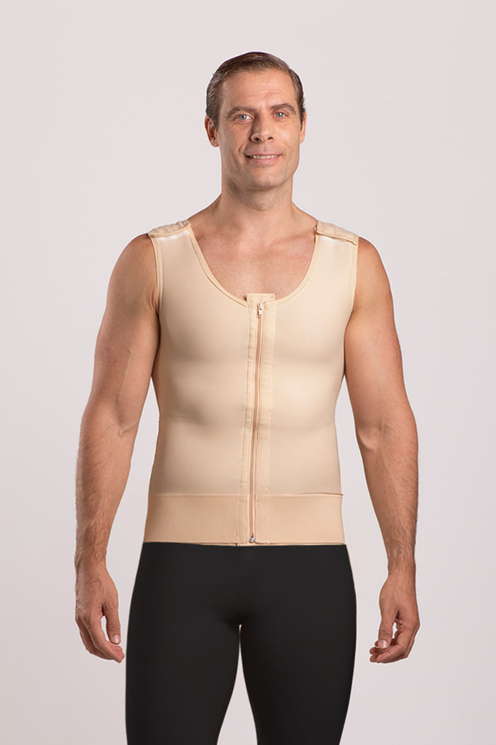 Male Compression Vest with Zipper (MG03)