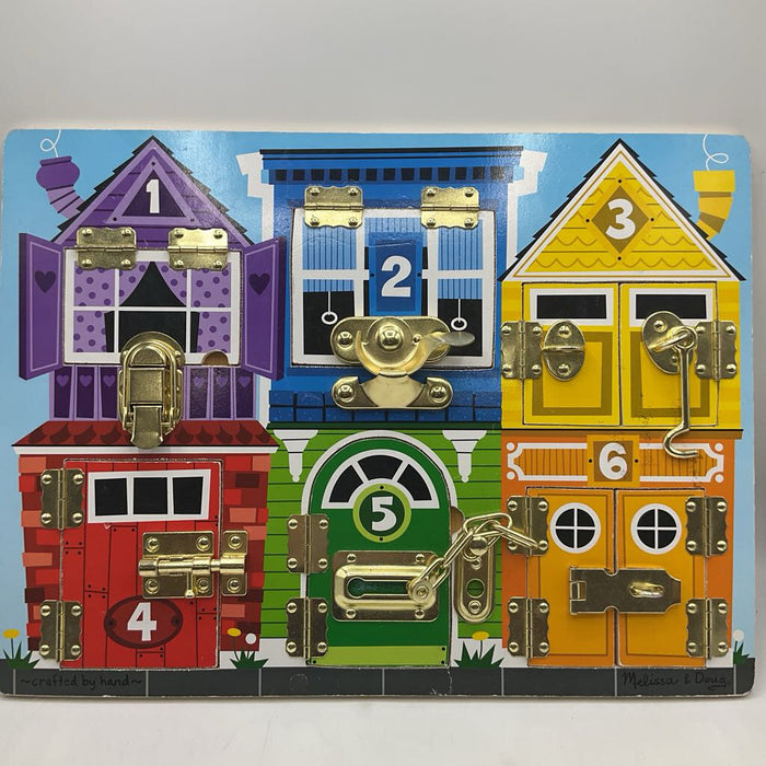 Melissa & Doug Wooden Latch Board