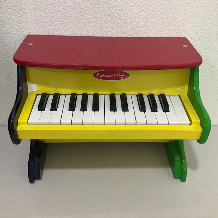 Melissa & Doug Wooden Red/Green/Yellow Piano
