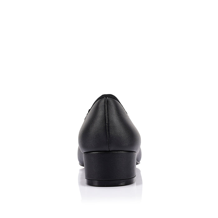 Minnie Ballet Block Heels - Black