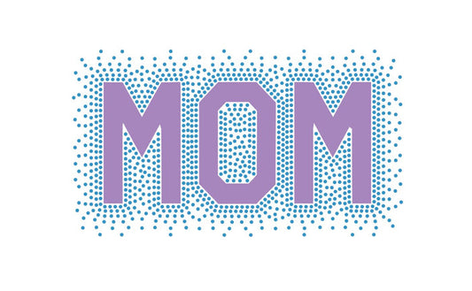Mom Fill Stitch Embroidery Design