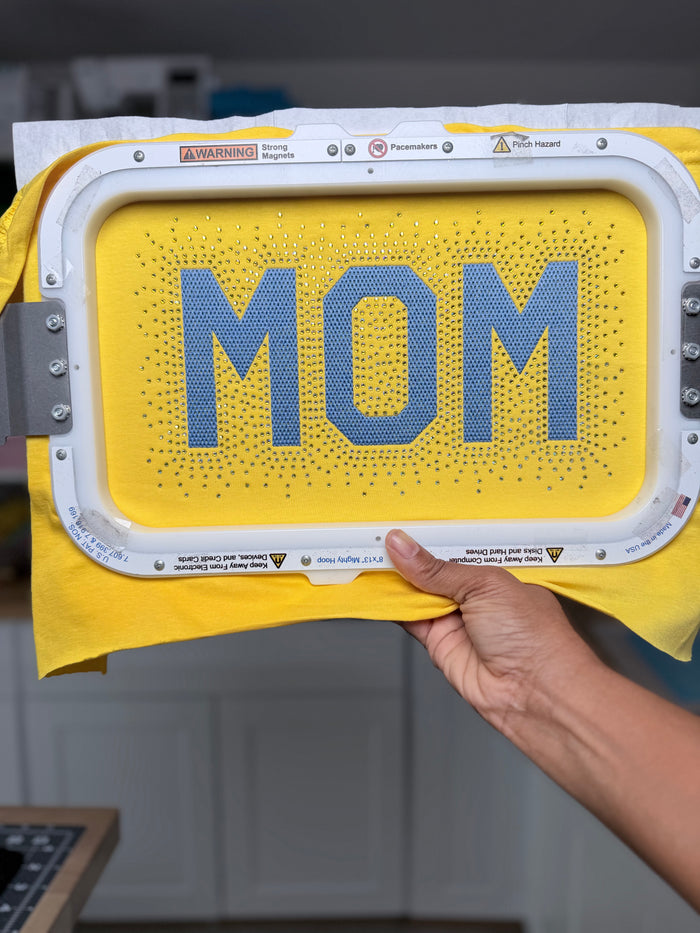 Mom Fill Stitch Embroidery Design