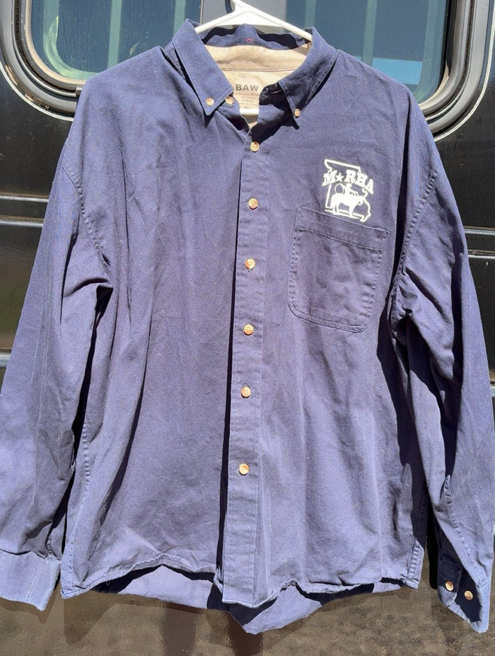 MORHA Dark Blue Button Up