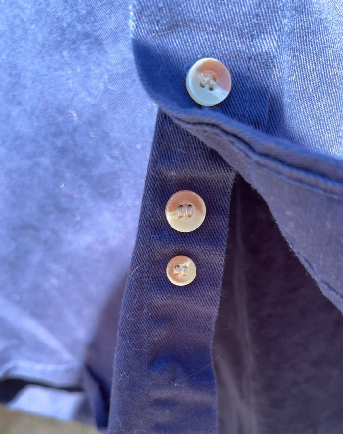 MORHA Dark Blue Button Up