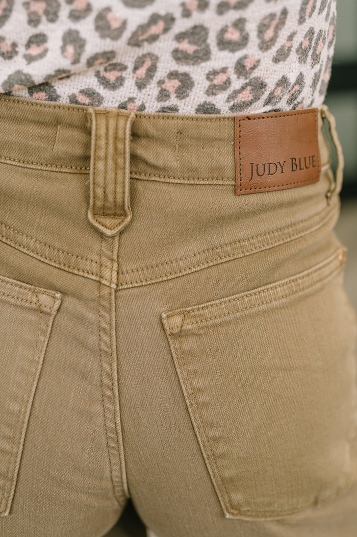 Nancy High Waist Wide Leg Ankle Jean with Vintage Front Yoke Womens Ave Shops- Tilden Co.