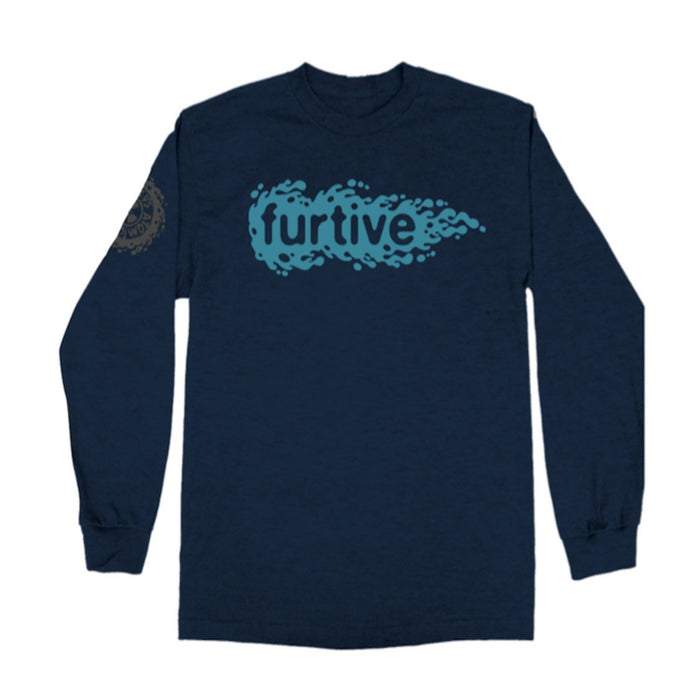 Navy Furtive Longsleeve T-Shirt