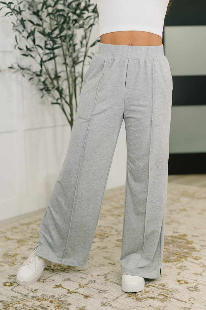 New Discovery Center Seam Wide Leg Pants Womens Ave Shops- Tilden Co.