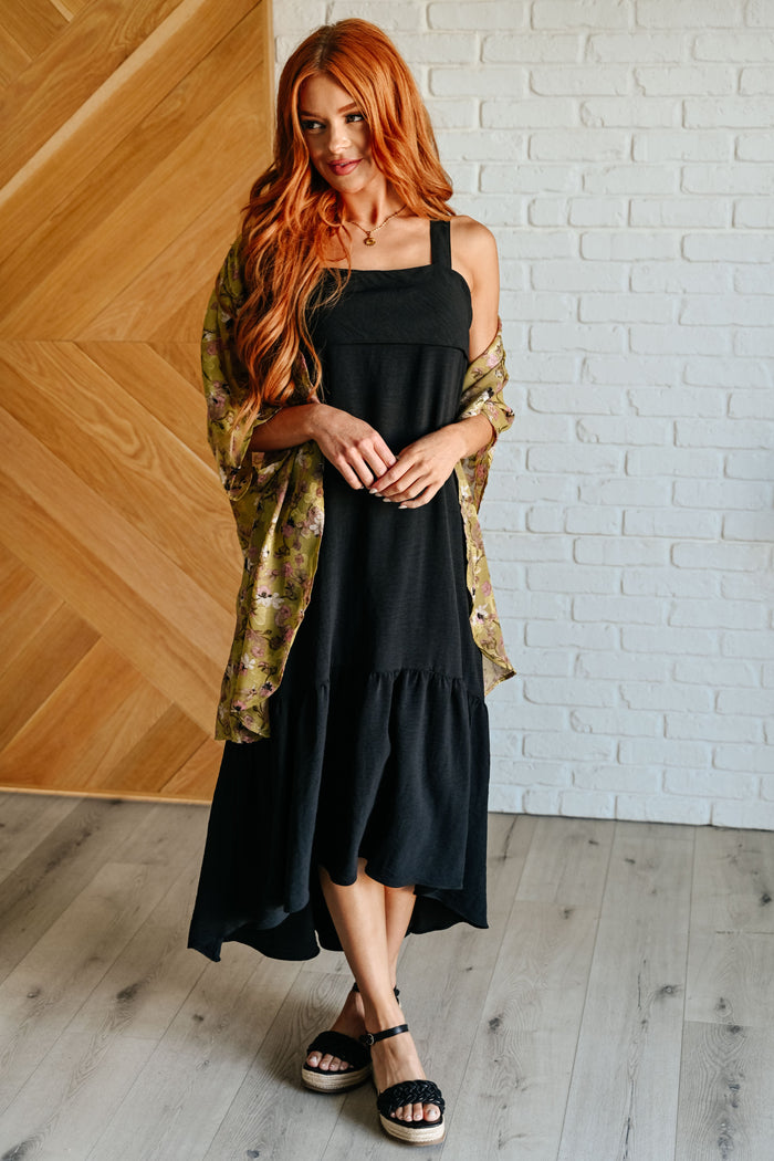 Nightlife Tie Back Maxi Dress Maxi Dress Ave Shops- Tilden Co.