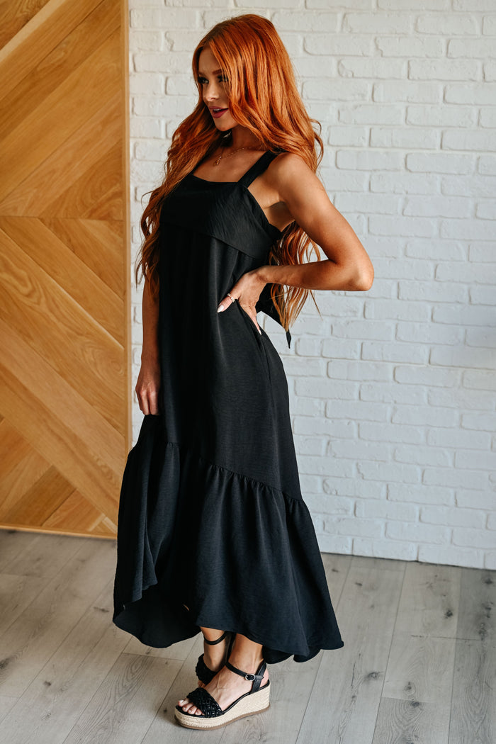 Nightlife Tie Back Maxi Dress Maxi Dress Ave Shops- Tilden Co.