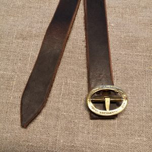 Nordic Knee Strap With Buckles 17th-18th Century, Military and Civilian Karolinska Epoken