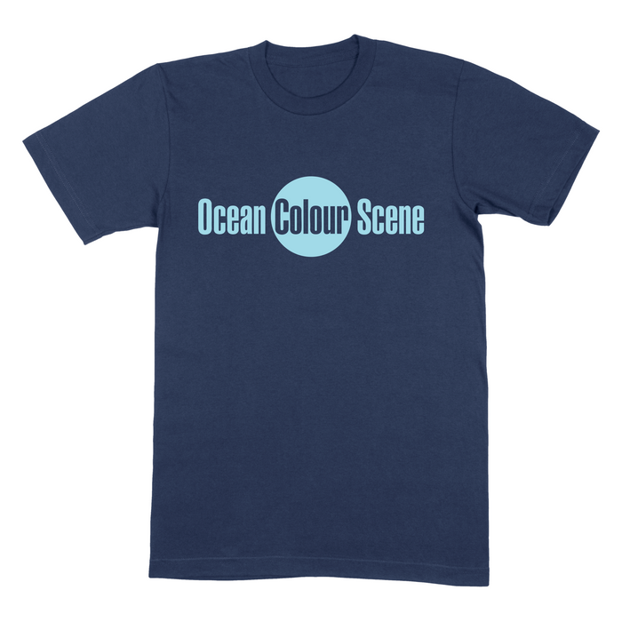 OCS Logo Light Blue Navy T-Shirt
