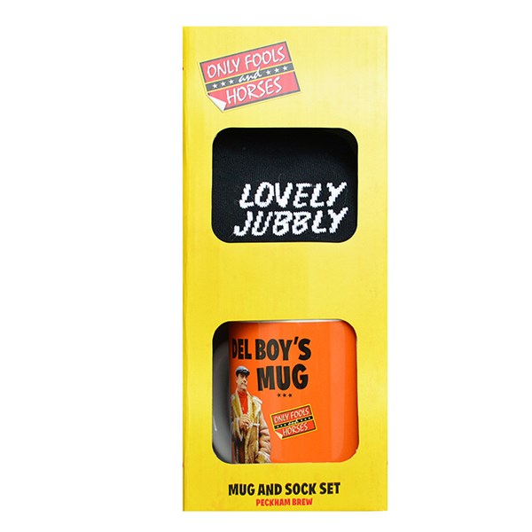 Only Fools and Horses mug and sock set