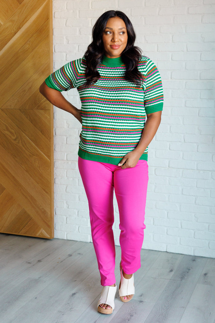 Our Situationship Knit Striped Top Sweater Ave Shops- Tilden Co.