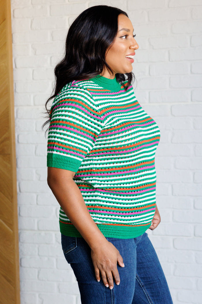 Our Situationship Knit Striped Top Sweater Ave Shops- Tilden Co.