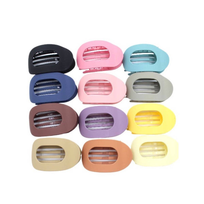 Oval Shape Flat Hair Claw Love and Repeat- Tilden Co.