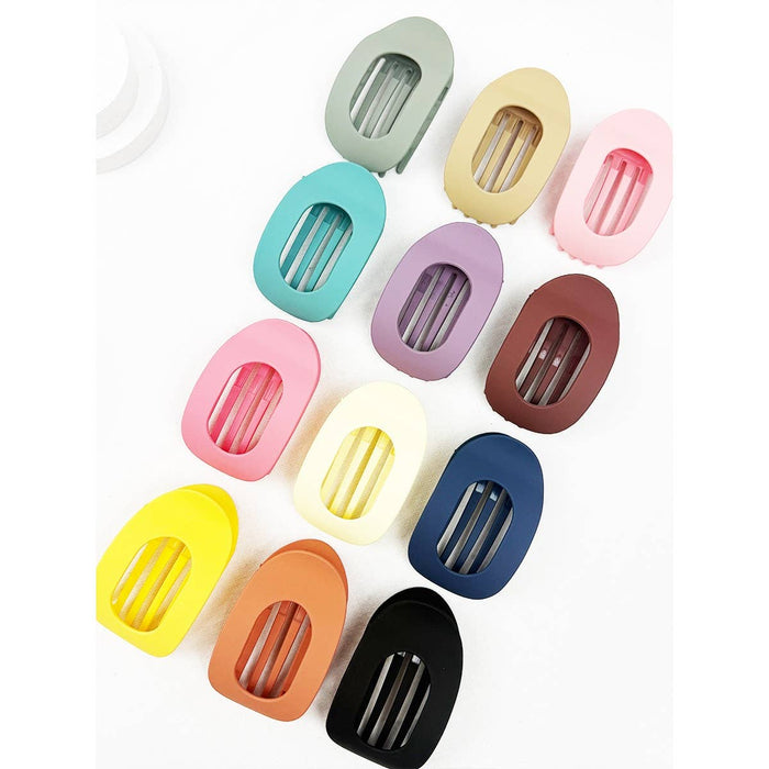 Oval Shape Flat Hair Claw Love and Repeat- Tilden Co.