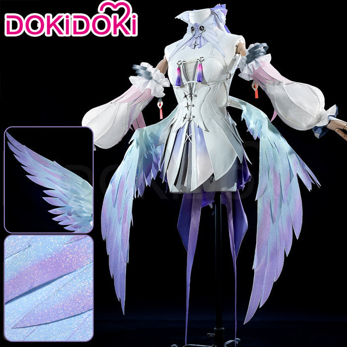 【Partial In Stock】DokiDoki Game Zenless Zone Zero Cosplay Remielle Dan Wings Porp White / Black ZZZ Ramiel