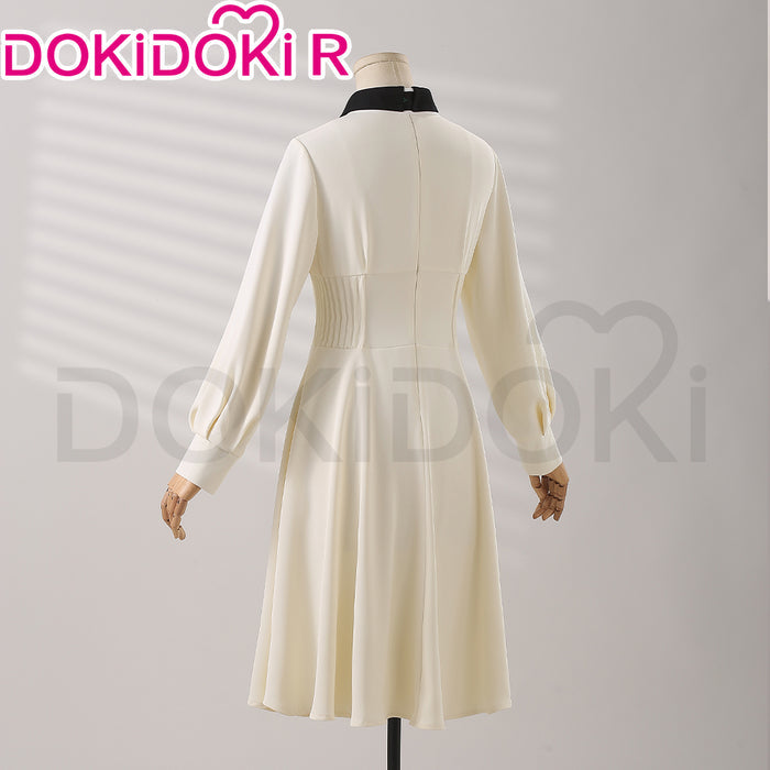 【Partially Ready For Ship】【Size XS-XL】DokiDoki-R Anime MARRIAGETOXIN Cosplay Mei Kinosaki Costume White Dress