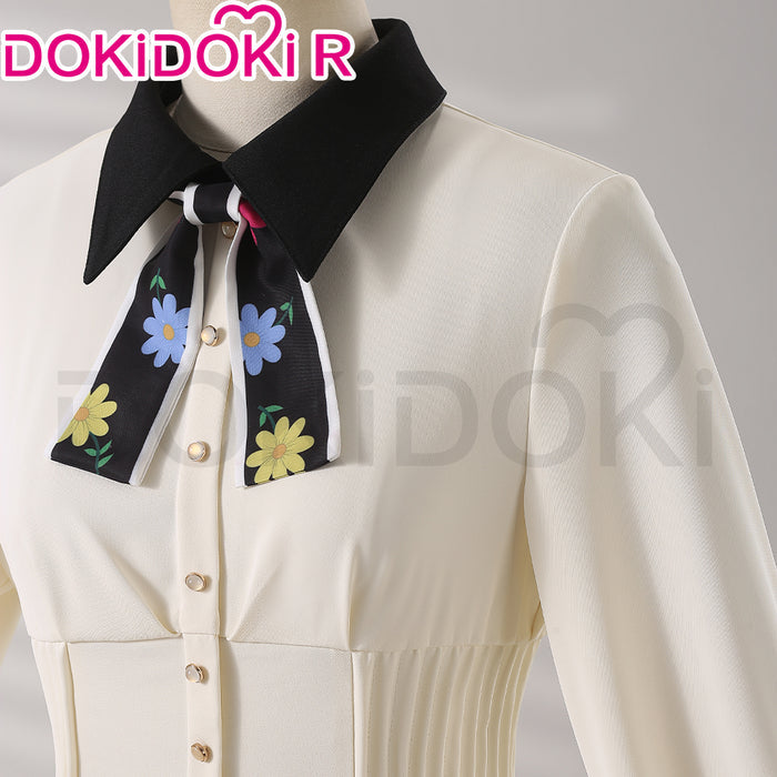 【Partially Ready For Ship】【Size XS-XL】DokiDoki-R Anime MARRIAGETOXIN Cosplay Mei Kinosaki Costume White Dress
