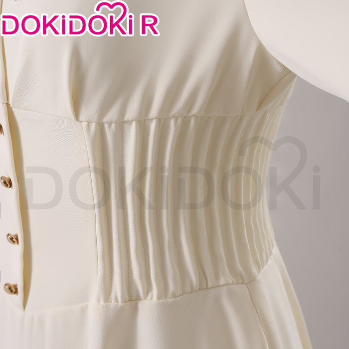 【Partially Ready For Ship】【Size XS-XL】DokiDoki-R Anime MARRIAGETOXIN Cosplay Mei Kinosaki Costume White Dress