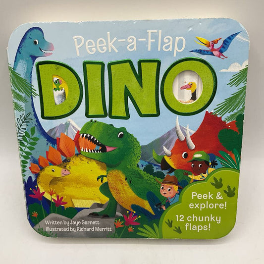 Peek-A-Flap Dino (boardbook)