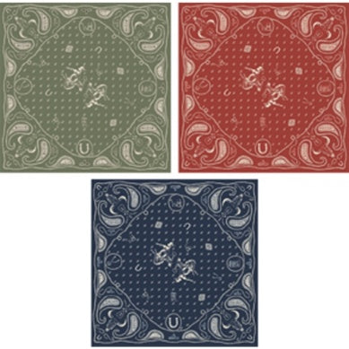 Pendleton 3-Pack Bandana (Western Lasso Multi Print)