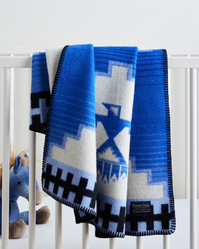 Pendleton Morning Storm crib blanket