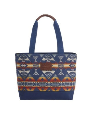 Pendleton Traditions City Zip Tote in Nehalem Navy