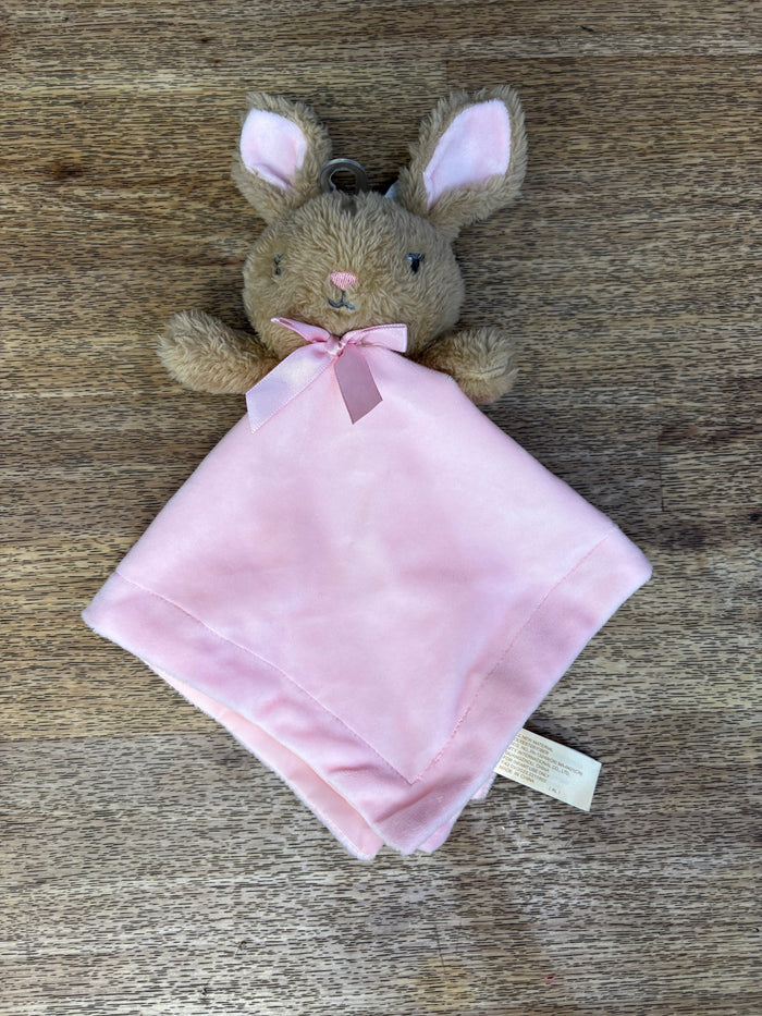 Personalized Easter Bunny Stuffies Pink Lovie Pink Lovie Stuffed Animal Daydreamer Creations- Tilden Co.