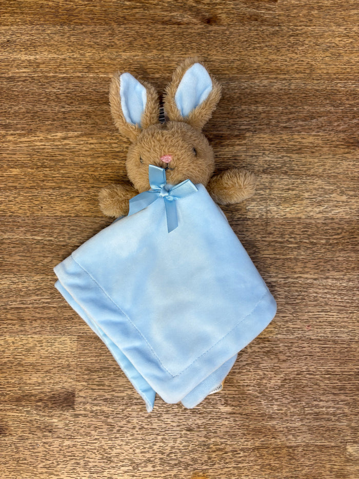 Personalized Easter Bunny Stuffies Blue Lovie Blue Lovie Stuffed Animal Daydreamer Creations- Tilden Co.