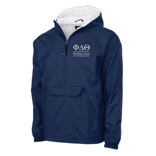 Phi Delta Theta Flannel Lined Windbreaker