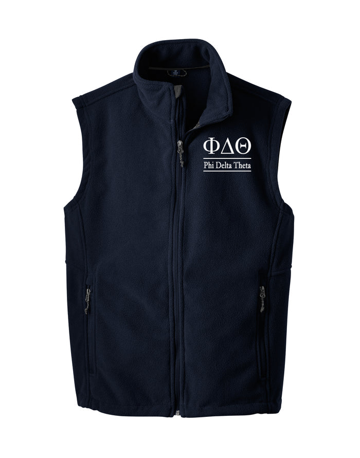Phi Delta Theta Fleece Vest