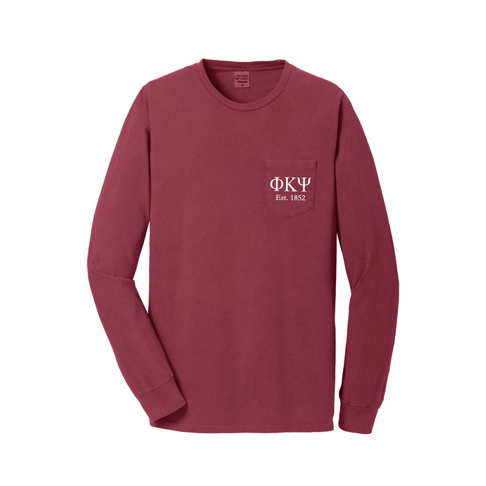 Phi Kappa Psi Long Sleeve Pocket Tee