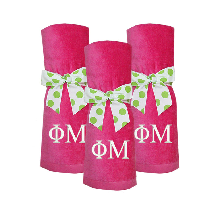 Phi Mu Beach Towel