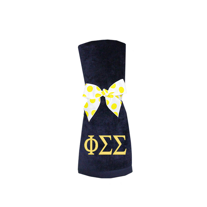 Phi Sigma Sigma Beach Towel