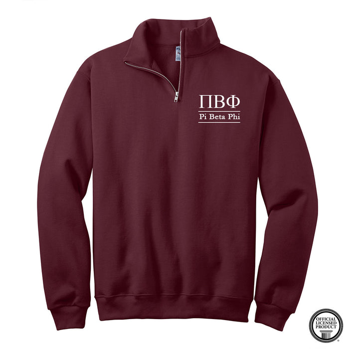 Pi Beta Phi Quarter Zip Pullover