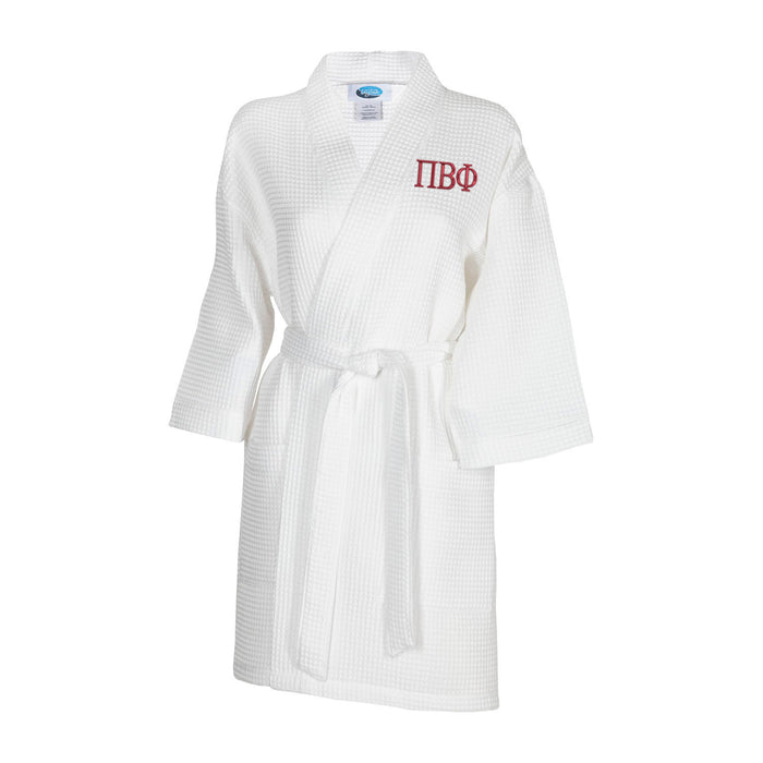 Pi Beta Phi Waffle Weave Kimono Bathrobe