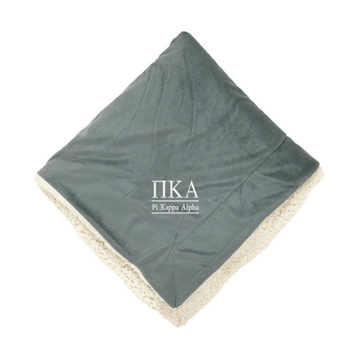 Pi Kappa Alpha Sherpa Lined Blanket