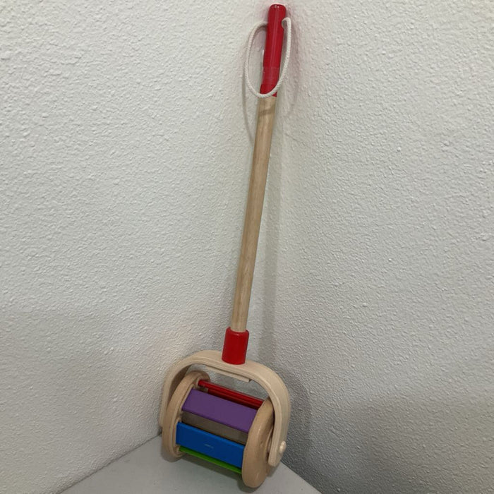 Plan Toys Walk N Roll Wooden Rainbow Push Walker