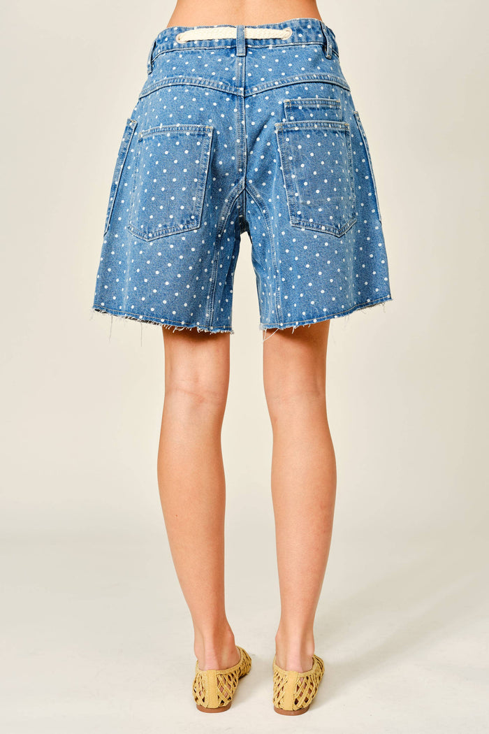 Polka Dot Barrel Shorts Shorts Aaron & Amber- Tilden Co.