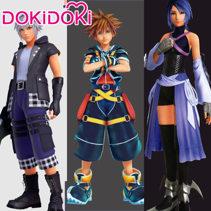 【POLL】$5 Deposit =10% OFF Coupon DokiDoki Game Cosplay Blue Combat Suit Costume