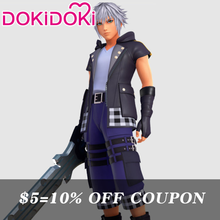 【POLL】$5 Deposit =10% OFF Coupon DokiDoki Game Cosplay Blue Combat Suit Costume