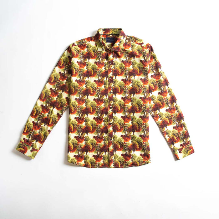 Printed Long Sleeve - Autumn Trees