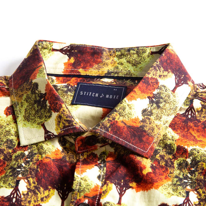 Printed Long Sleeve - Autumn Trees