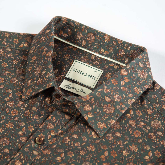 Printed Long Sleeve - Paisley Floral Allover Repeat