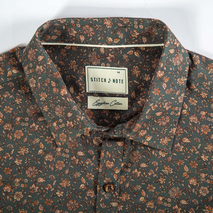 Printed Long Sleeve - Paisley Floral Allover Repeat