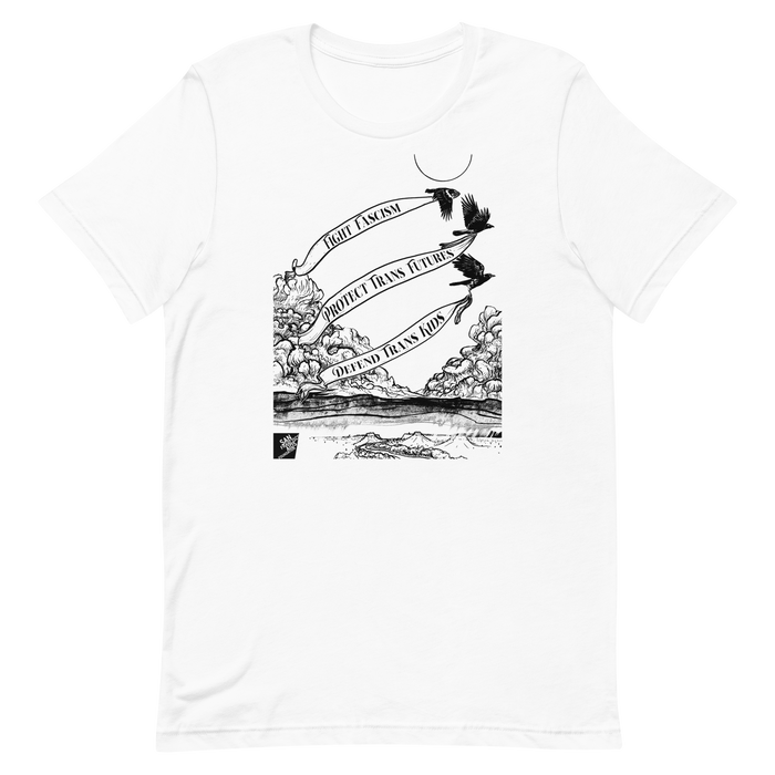 Protect Trans Futures by Annie Danger: Gender neutral t-shirt